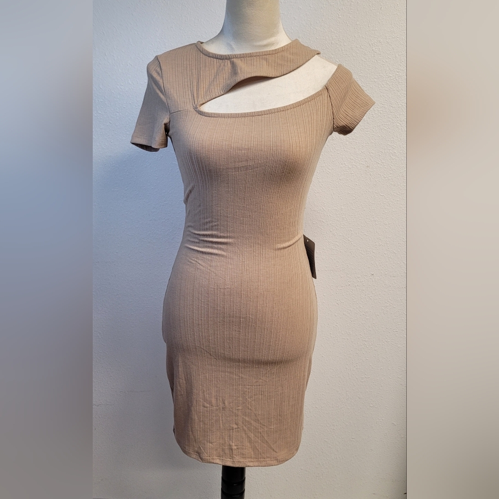 Good luck gem from Nordstrom Rack  dress XS Taupe new with tags